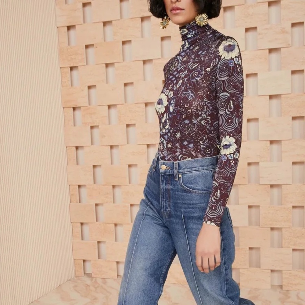 ULLA JOHNSON Aurelia turtleneck heliotrope - Picture 10 of 10
